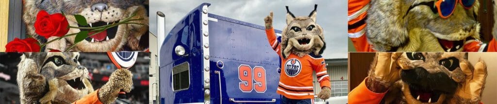 Inside Scoop: Hulu TV Star Behind Oilers Mascot “Hunter the Lynx” Revealed