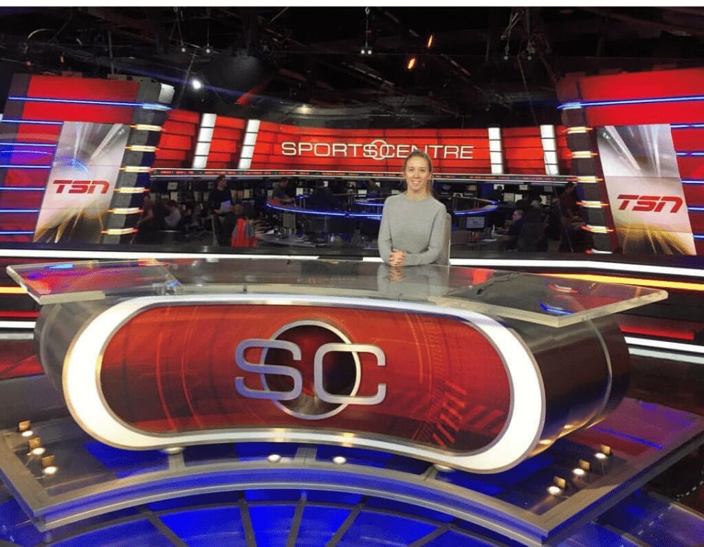 Rachel Farrell interned at TSN prior to joining NFL Canada to work in their Marketing department.