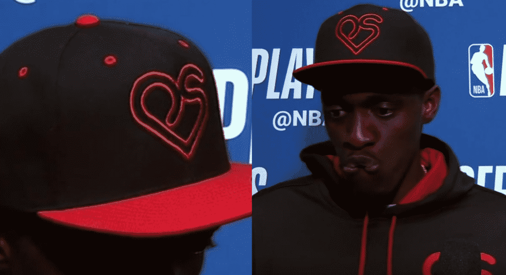 Pascal Siakam's personally branded hat and merchandise
