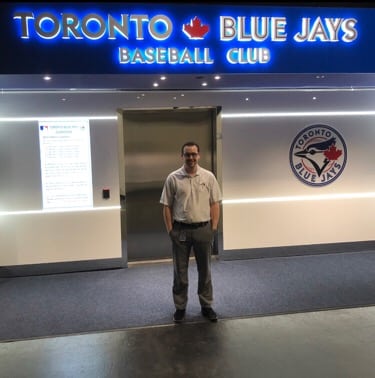Stadium Operations Coordinator Stéphane Côté - Toronto Blue Jays