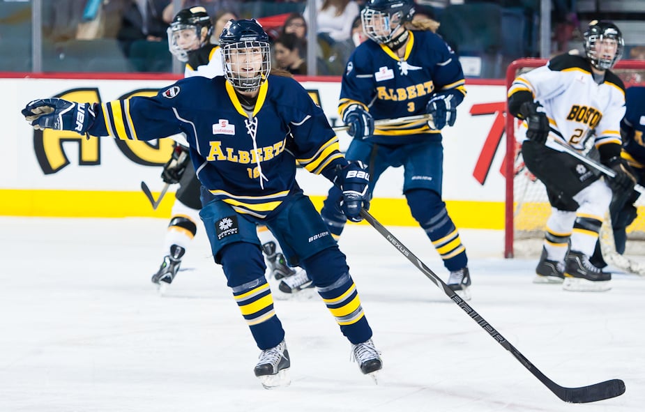 Chelsea Purcell's Unique Path to Being the General Manager of a Professional Sport Team: From Player in Alberta for their Women's hockey team.