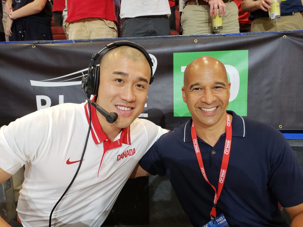 Manager of Domestic Development at Canada Basketball, Ron Yeung
