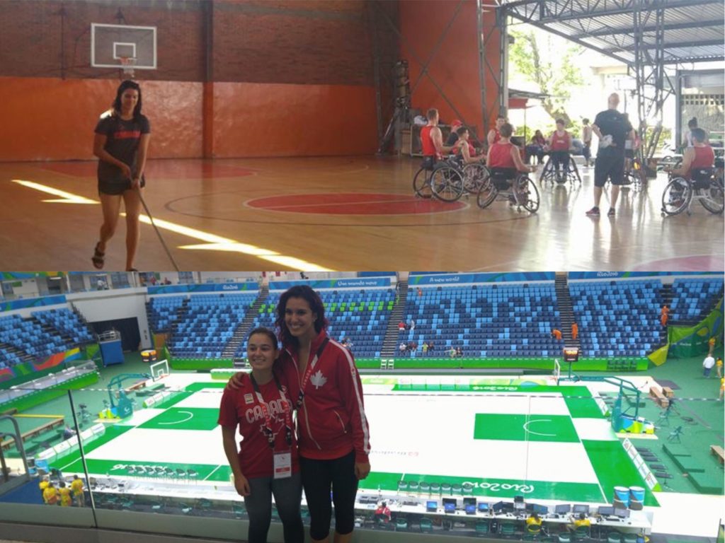Operations Coordinator of Ringette Canada, Annie Pietroniro Goncin once worked for Wheelchair Basketball Canada
