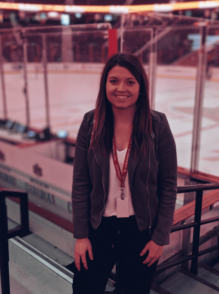 Social Media Coordinator for Senators Sports and Entertainment Group, Brianne Pankoff