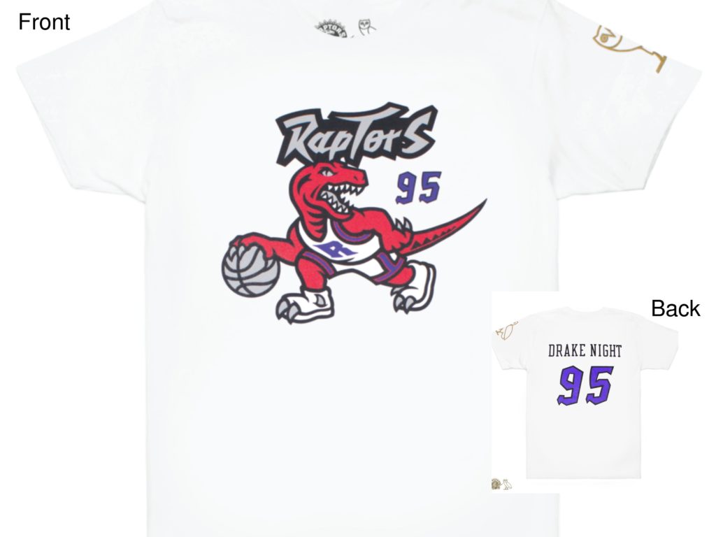 2014 Raptors OVO Drake Night t-shirt tee 