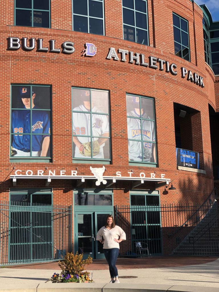 Marketing Coordinator for the Tampa Bay Rays Affiliate, Emily Almond Durham Bulls