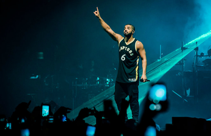 Drake Wearing Raptors OVO jersey at 6IXTH Annual OVO Fest