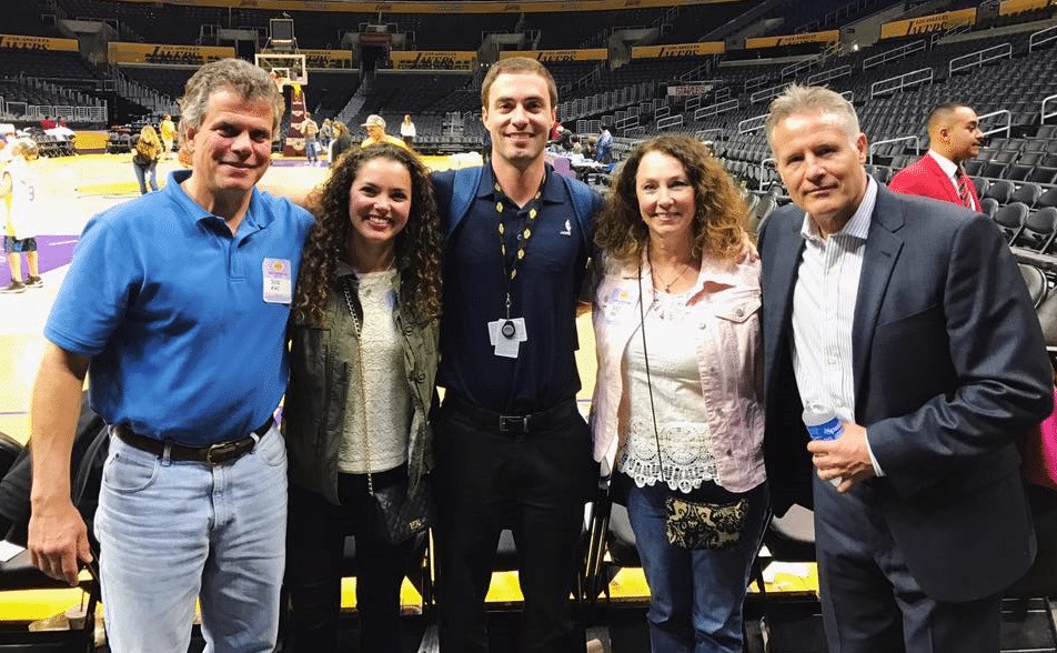 Nick Lagios Family and Brett Brown