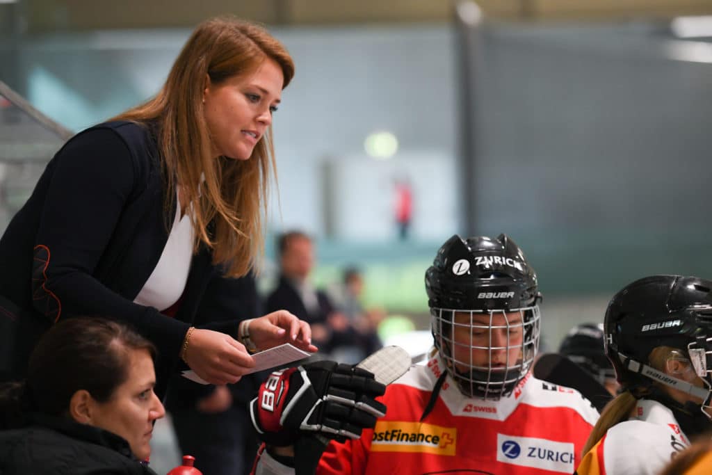 Florence Schelling | Former Women's Goalie | Switzerland Hockey Coach
