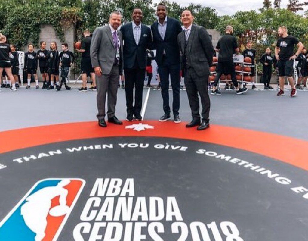 What's been a couple of your favorite events that you've been able to do with NBA Canada?