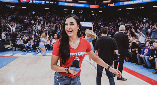 How Sacramento Kings Dancer Turned Arena Host Is Motivating Fans Throughout COVID-19