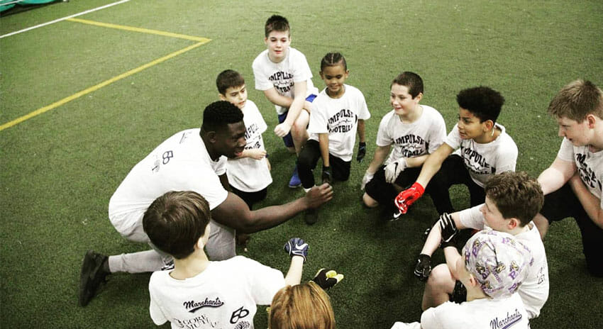 Over the years, you have not only developed on the field, but also a sports business professional. You founded Impulse Football in 2017 to advance youth and community development through football. Tell us about what this company means to you and how playing professionally has given you the platform you needed to start this organization.