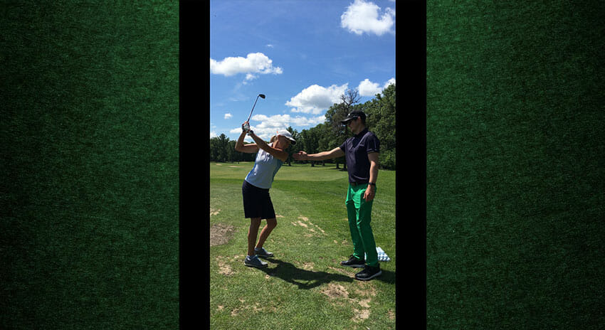What do you enjoy most about teaching golf?