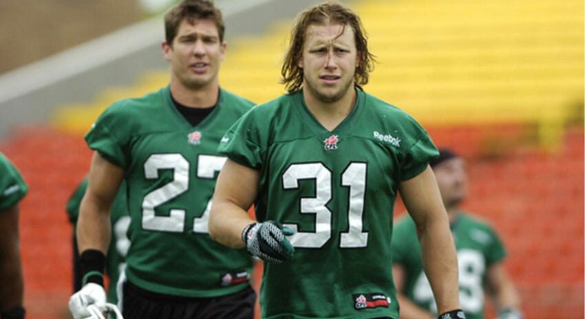 Who were the most impactful members of the team on your development during your first stint in Saskatchewan?