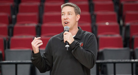 Todd Bosma Enriches The Fan Experience Through Game Operations With The Portland Trail Blazers