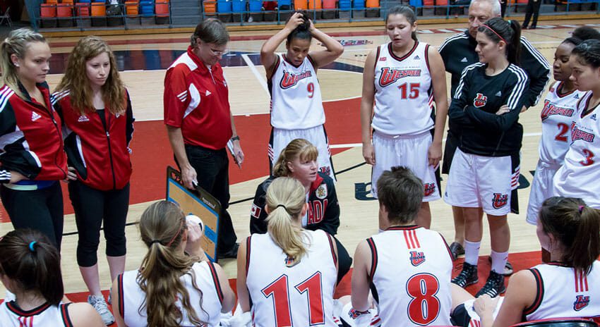You were a very successful Wesmen player, being named a CIAU All-Canadian 3 times. What got you into coaching basketball after your career?
