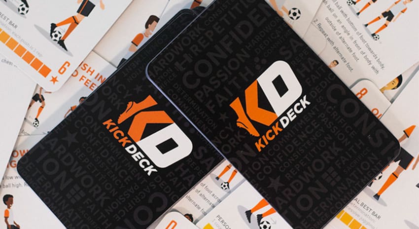 You recently launched your new company called KickDeck to provide an affordable and accessible soccer training program for youth. What inspired KickDeck what makes it unique?