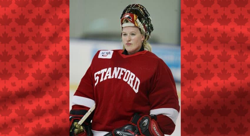 What was your experience like playing for the Stanford men’s club hockey team?