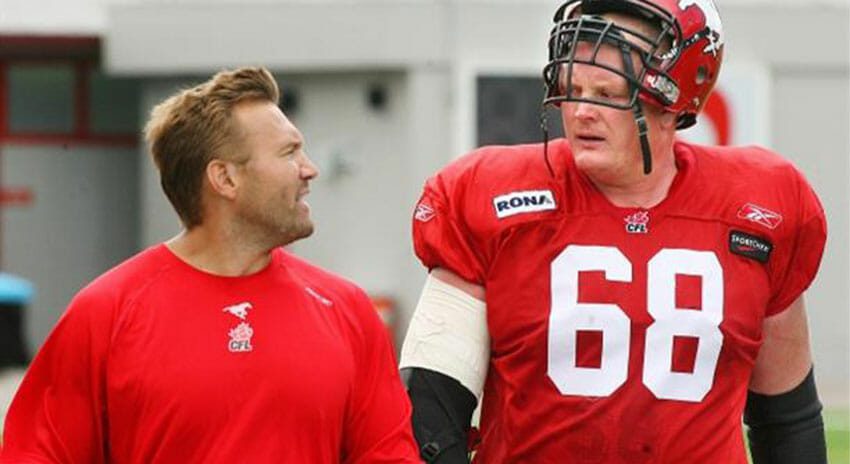 You were with the Calgary Stampeders from 2007-2011, having been part of their 2008 Grey Cup win and a lot of success with the team. Who were the three best leaders you met during your time with the Stampeders and what did they do to exemplify outstanding leadership?