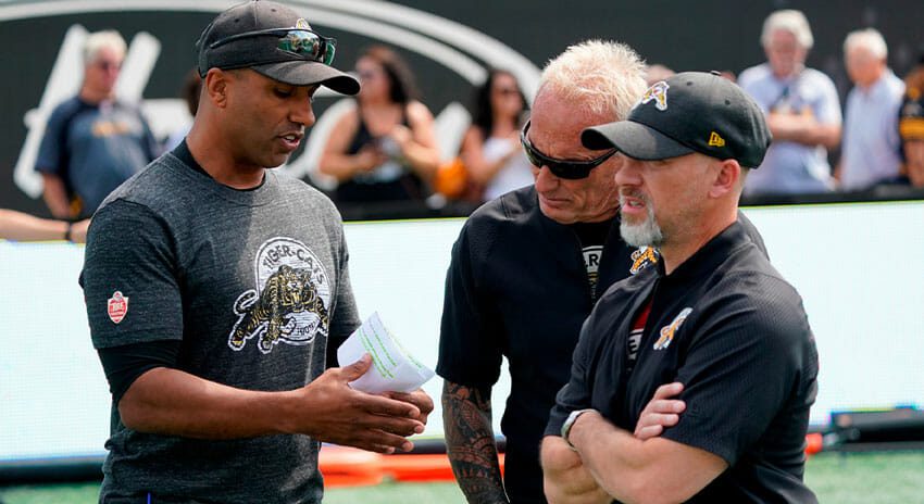 You’ve had the opportunity to coach Luke Tasker when he was at Cornell and also twice in Hamilton during both your times with the Tiger-Cats. You also have the opportunity to coach DeVier Posey again after you two won the Grey Cup with Toronto in 2017. What is so special about being able to coach players on multiple teams and talk about why both these relationships are important to you?