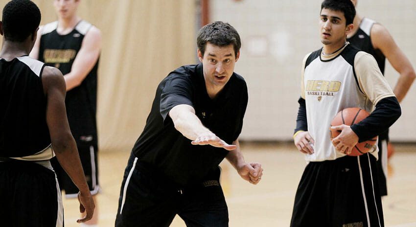 How has your work as a teacher translated into coaching basketball at the USports level?