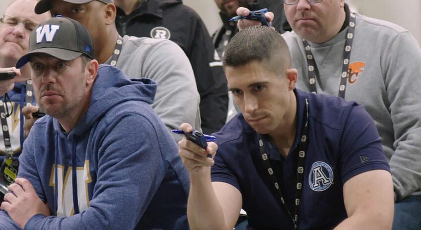 You have been working as a scout for the Toronto Argonauts for 7 going on 8 years now. What is the toughest part of being in a player evaluation role that consists of objective and subjective elements?