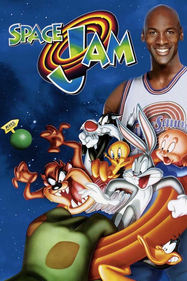 Space Jam sports media on The Shelf