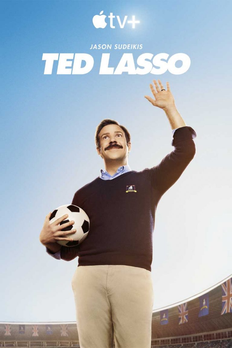 Ted Lasso sports media on The Shelf