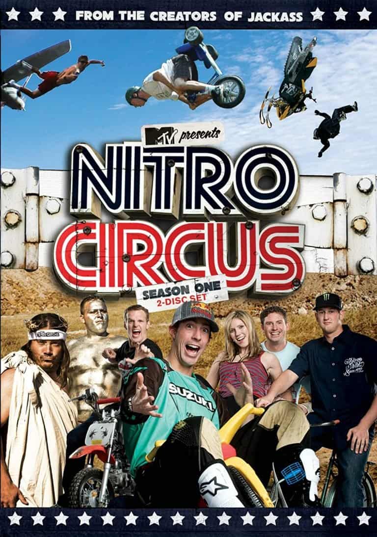 Nitro Circus sports media on The Shelf