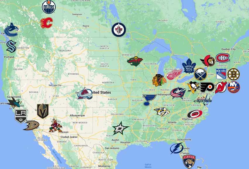 Sports Questions & Answers - Soon To Be Or Current Trivia | In The NHL, Why Some Teams Represent A City But Others Represent An Entire State