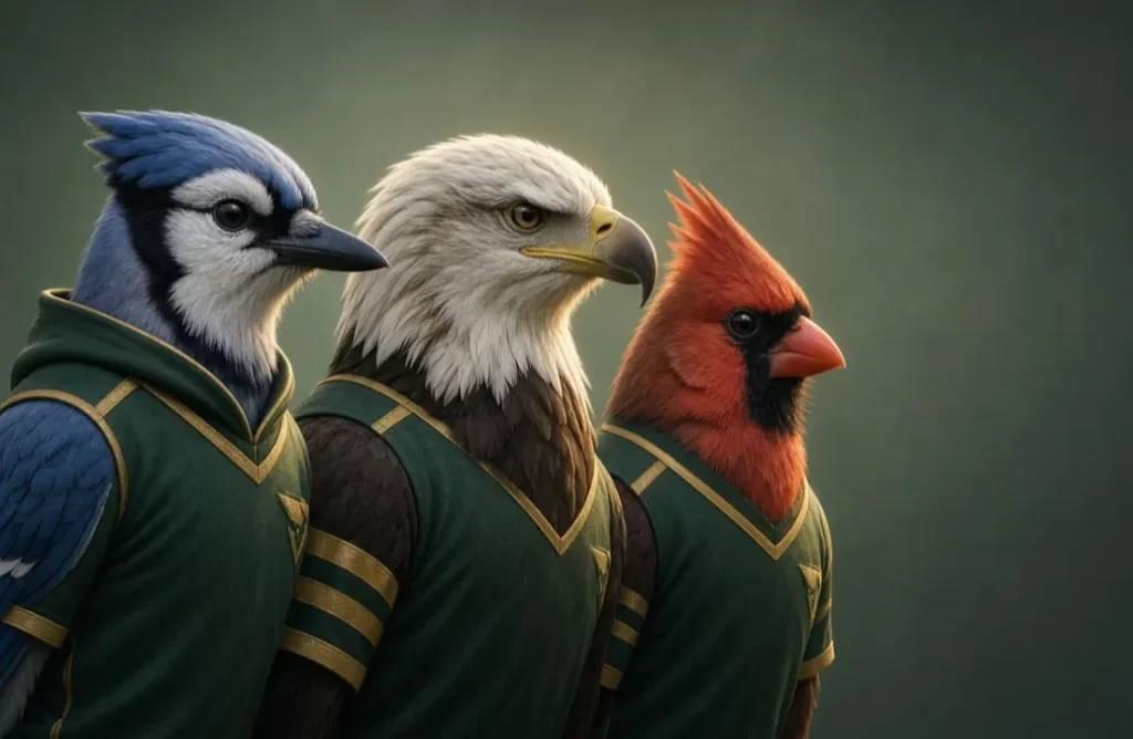 Bird-themed professional sports teams