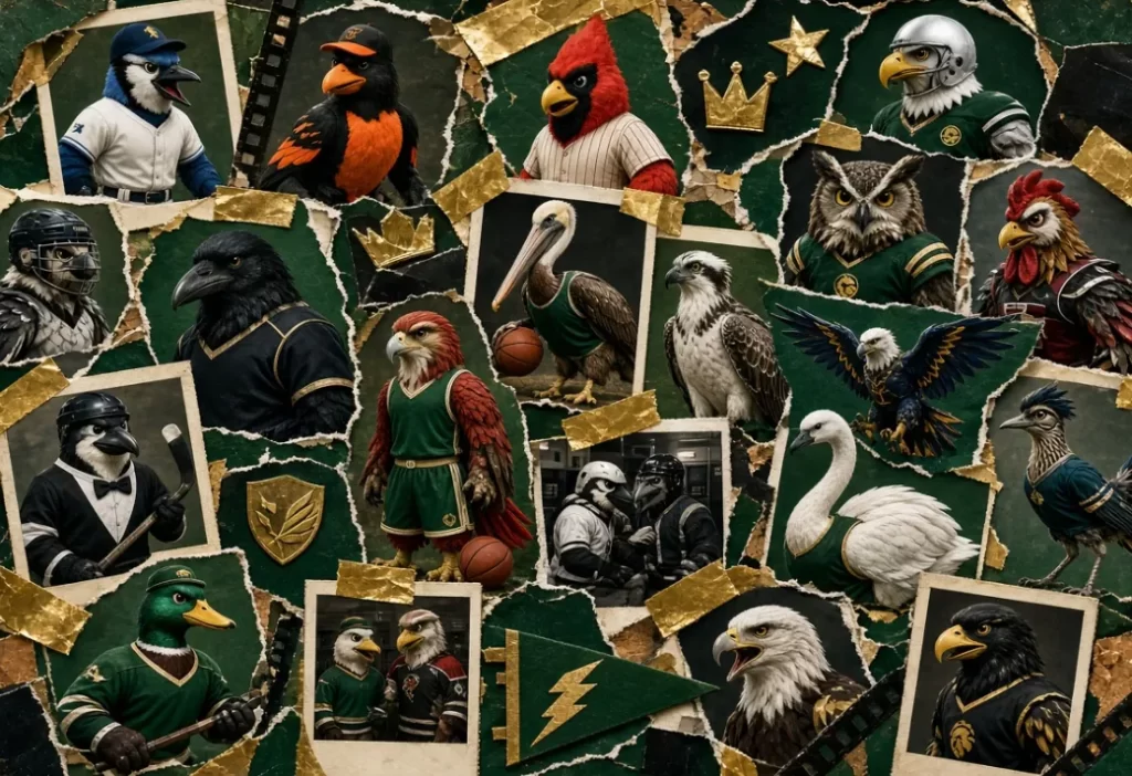 Bird-themed NBA team branding