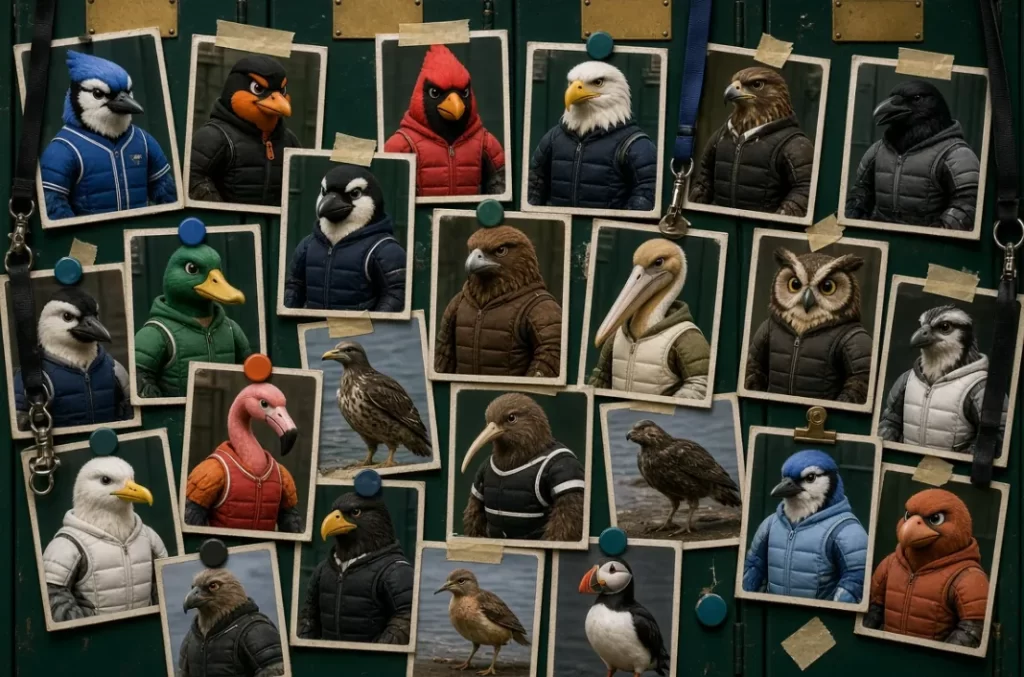 Bird-themed NHL team branding
