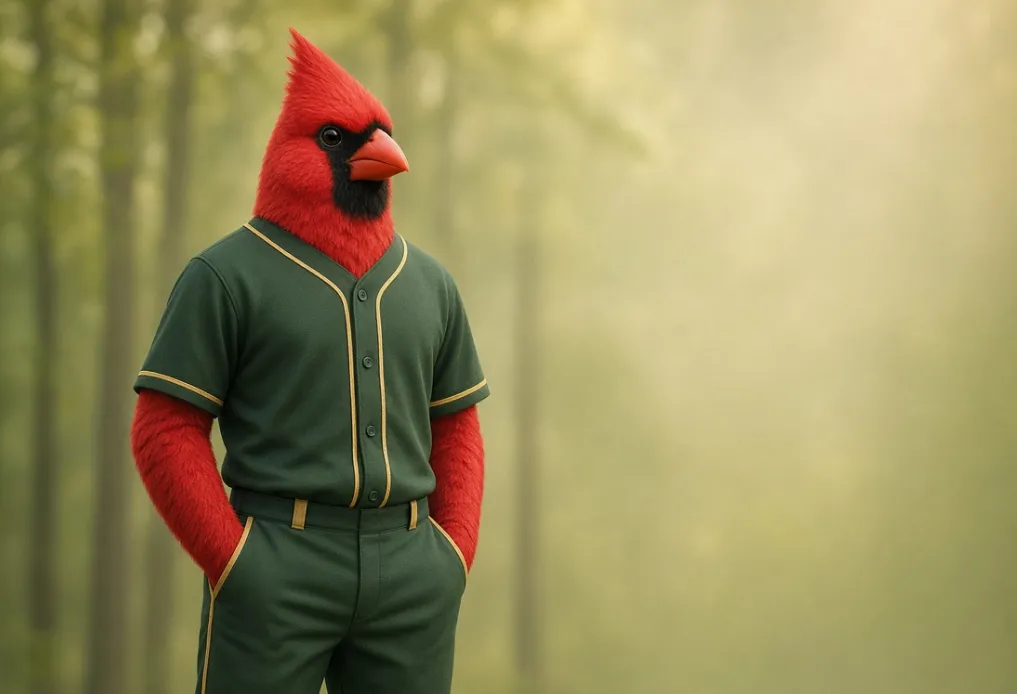 Cardinal bird sports branding