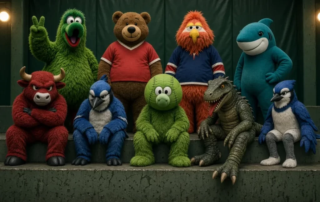 Long-lasting professional sports mascot branding