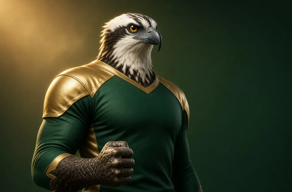 Seahawk bird sports branding