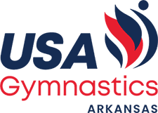Arkansas USA Gymnastics logo