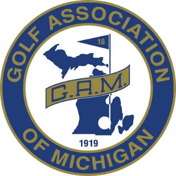 Golf Association of Michigan logo