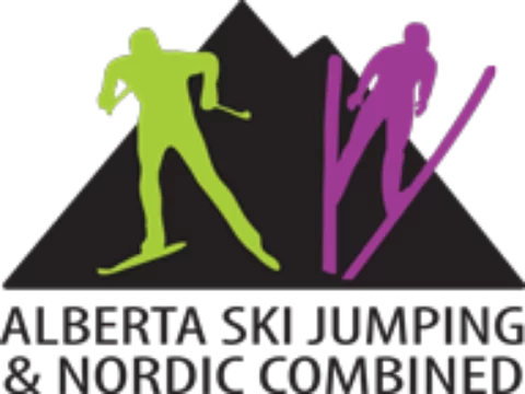 Alberta Ski Jumping and Nordic Combined Association logo