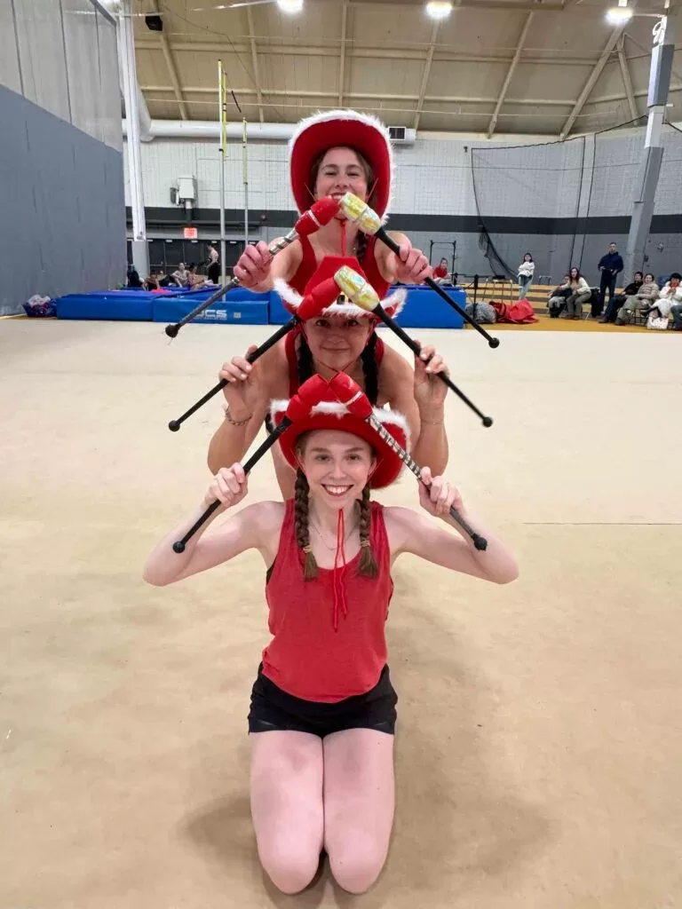 Rhythmic gymnastics group activity