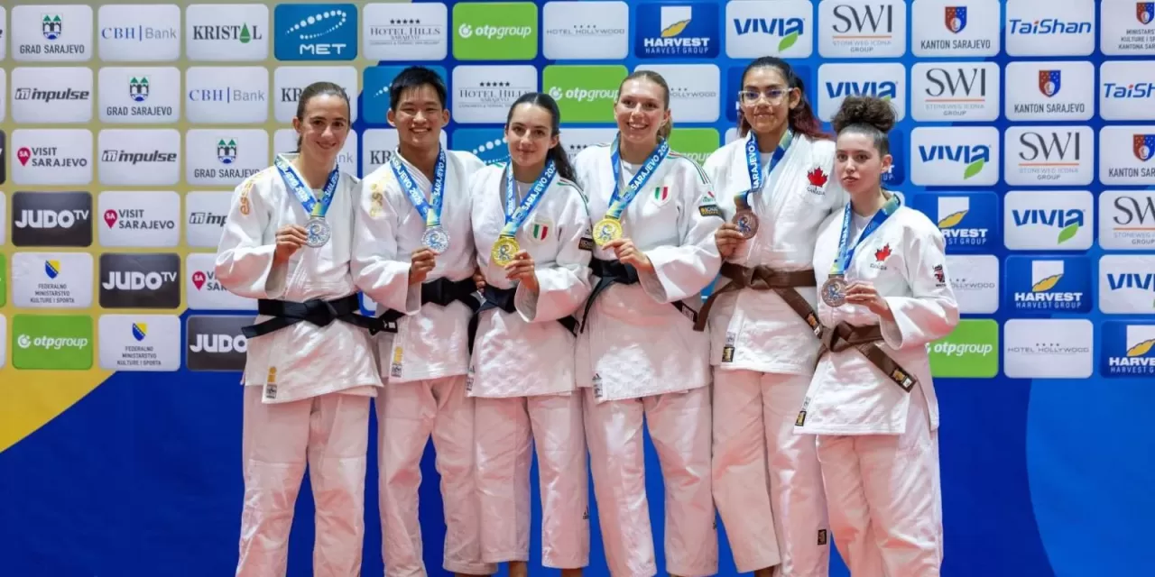 Ontario participants at the World Kata Championships.