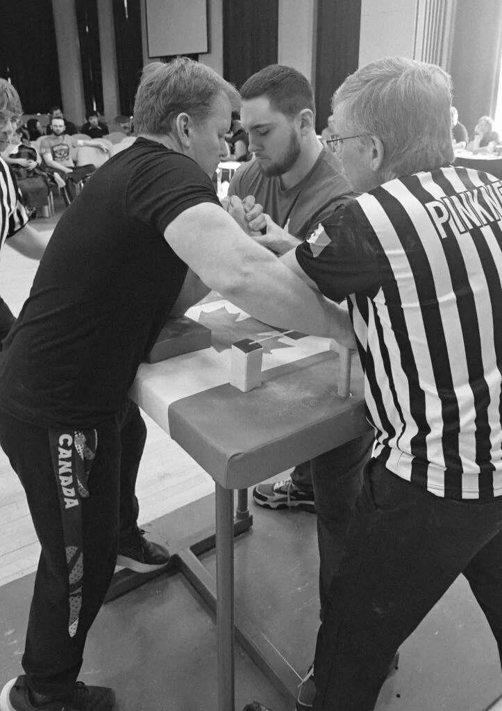 Mark MacPhail versus Hunter McNamara at the 2026 Nova Scotia Championships. Photo: Angela McNamara.