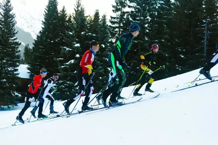 Ski mountaineering racing featured for Castle Mountain.
