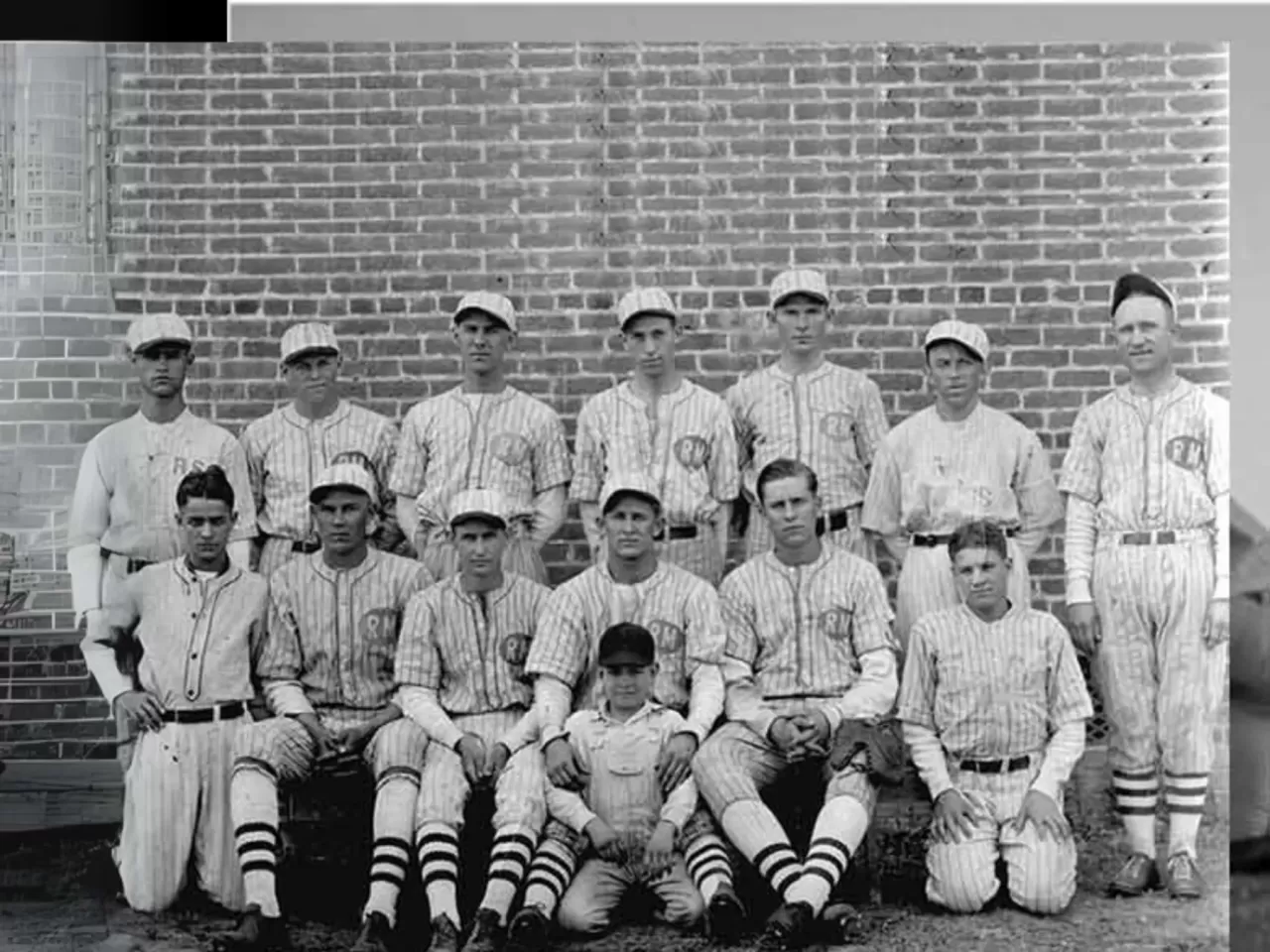 Historical Russell baseball team.