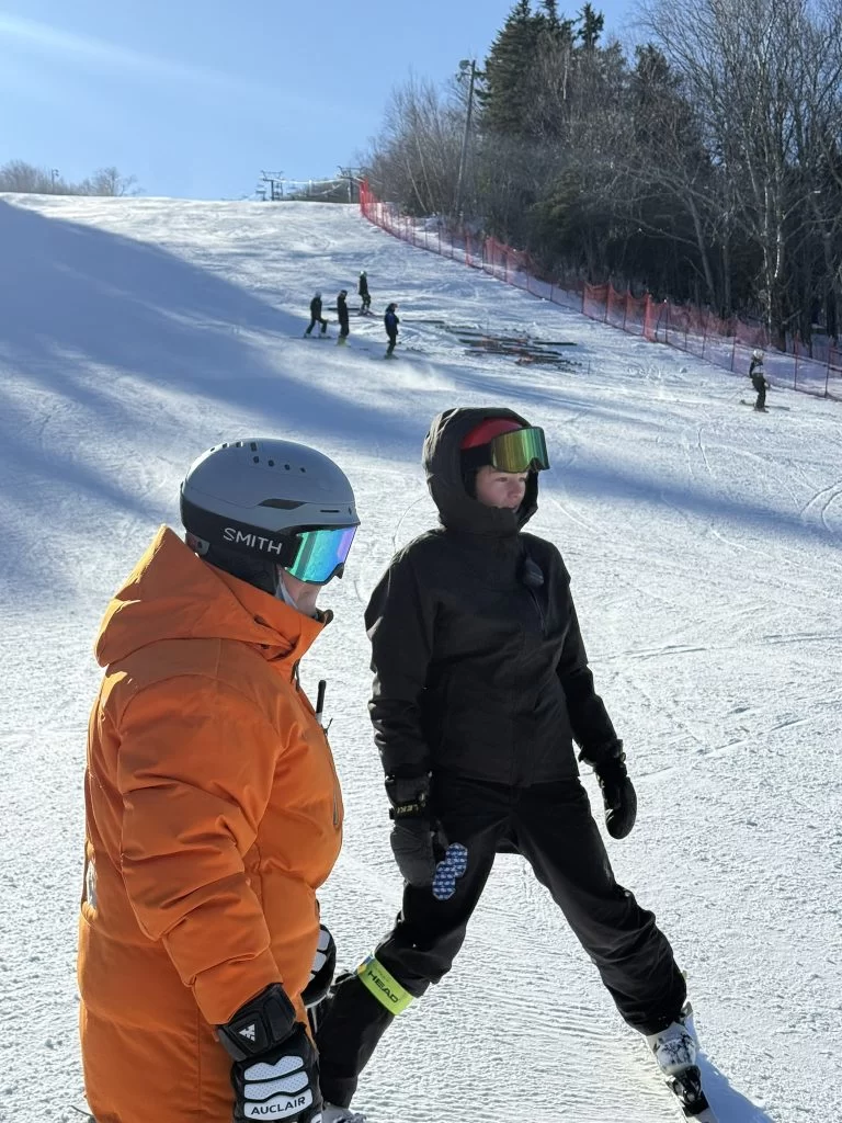 Young Ski NB racers at the ski hill.