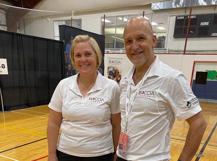 Boccia referees featured in AQSPC’s official presentation of officiating careers.