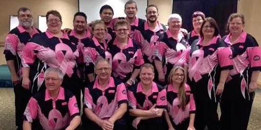 Manitoba Deaf Sports darts participants