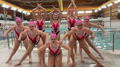 Local artistic swimming club photograph from NL Artistic Swimming’s official gallery.