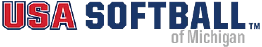 USA Softball of Michigan logo