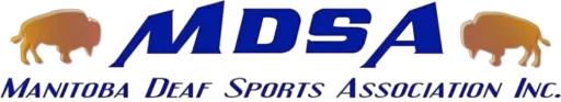 Manitoba Deaf Sports Association logo